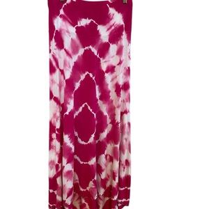 COPY - Pink Tie-Dye Maxi Skirt